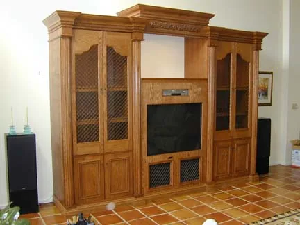 Custom entertainment center